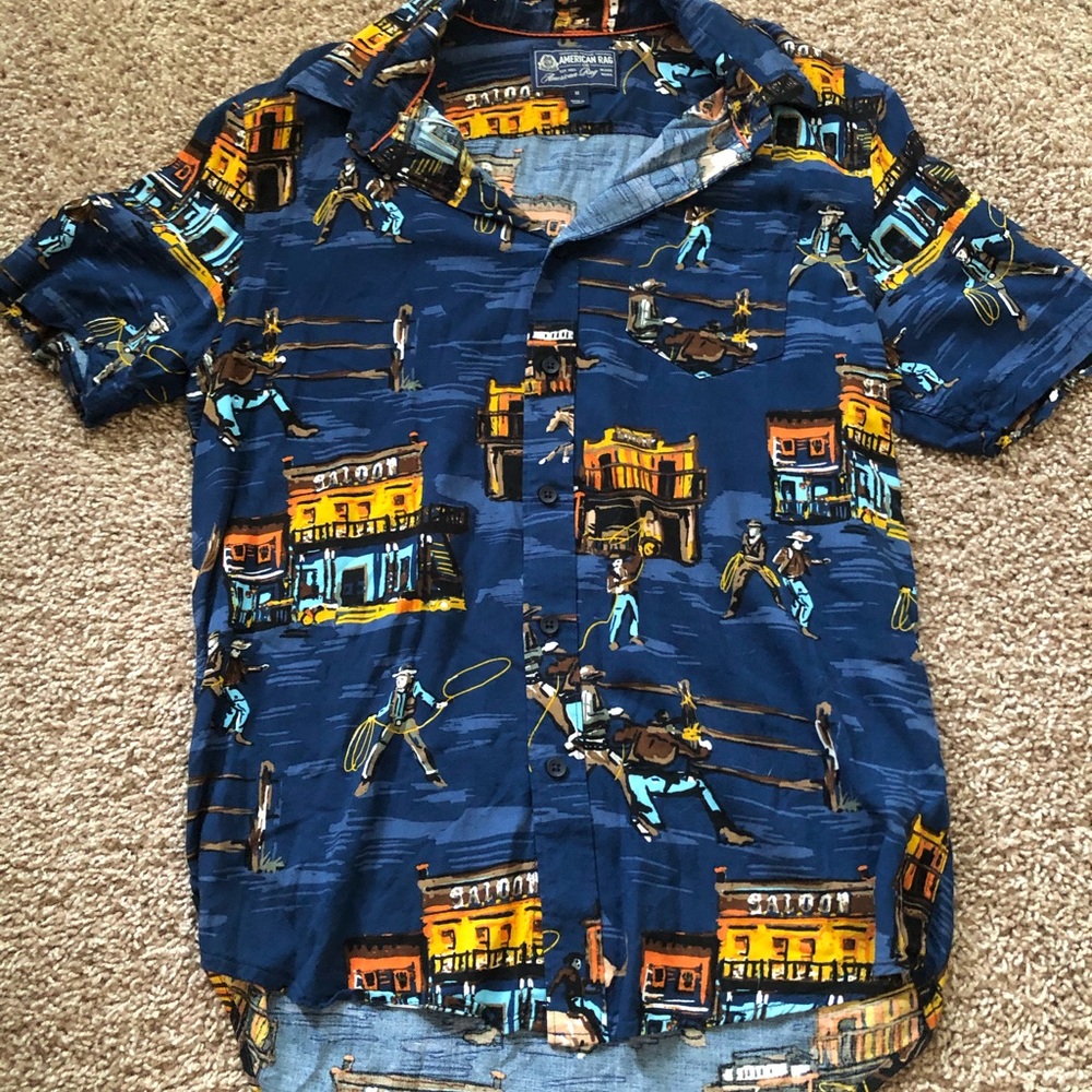 Cowboy button up shirt